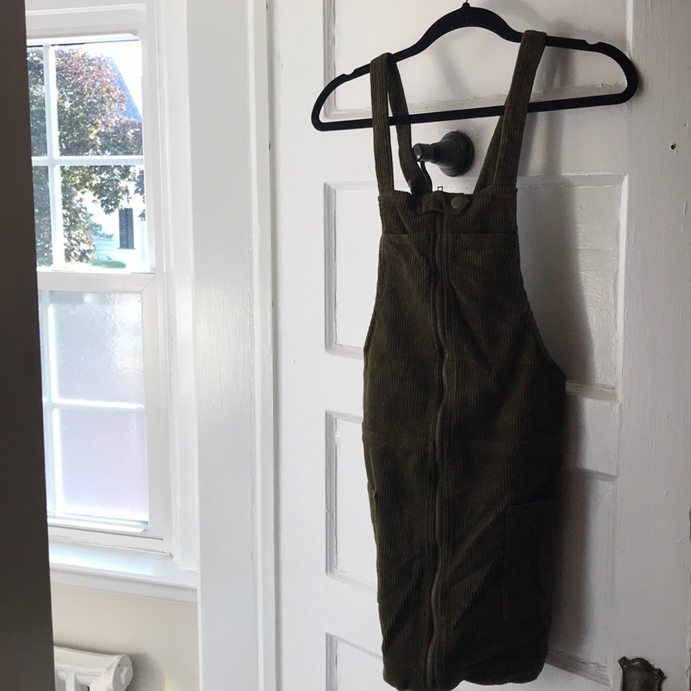 Forever 21 Olive Green Corduroy Jumper